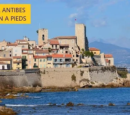 Au Calme, Proche Commerces Et Plages Antibes