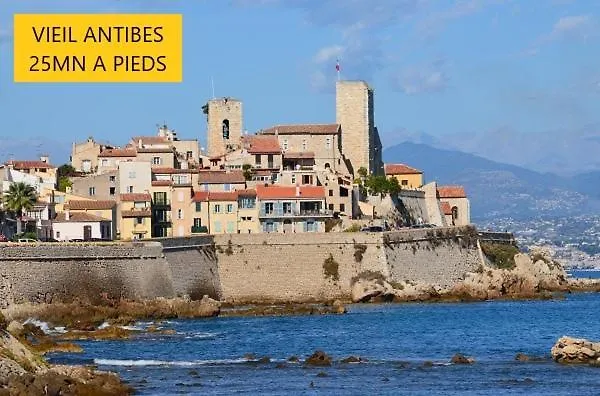 Au Calme, Proche Commerces Et Plages Antibes